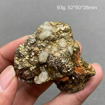 100% Natūralus Geltonas Kalcitas Perlas Klasės Kristalų Pyrite Grubus Rūdos Pavyzdžiai Kinija Provincijoje, Kinija