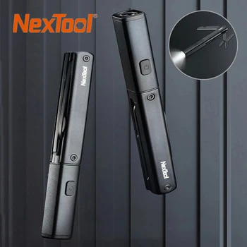 NexTool Daugiafunkcinis Priemonės 3 1 Žibintuvėlis, Peilis, Žirklės USB Įkrovimo Vandeniui IPX4 Nešiojamų Lauke Įrankiai