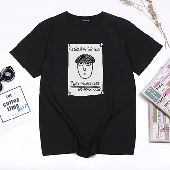 Mob Psicho 100 Anime Atspausdinta Marškinėliai Shigeo Kageyama Veikia Grafinis Viršūnes Moterys Vyrai Harajuku Manga Drabužių Vasaros Atsitiktinis Tees