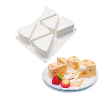 Kelių Stilių 3D Sūrio Formos Silikono Formos Putėsius Torto Formos Šokoladas Minkštas Desertas Konditerijos Kepimo Formos Pyragas Apdaila