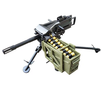 1/6 4D Ginklas Blokuoti Žaislai JAV MK19 M2 MG42 Sunkusis kulkosvaidis Paleidimo karinis ginklas Modelis 12inch Veiksmų Skaičius, Sence 