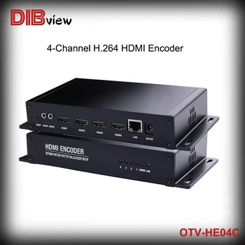OTV-HE04C 4 Kanalų HDMI, IPTV Facebook 