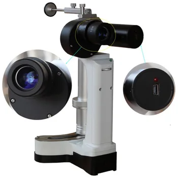 LYL-S Optikos Ir Oftalmologijos Plyšine Lempa Mikroskopu Handheld LED Šviesos Šaltinis, Nešiojamų Mikroskopu Ligoninės Oftalmologija