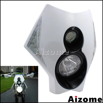 Motociklo LED Žibintų Lauktuvės Honda Suzuki CR RMZ DR KLX 250 CRF450 DRZ400 TTR WIKI SX Supermoto Posūkio Signalai, priekinių Žibintų