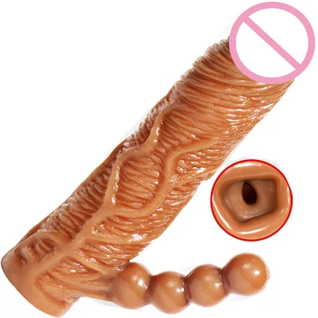Sekso Žaisliukai Vyrams Varpos Plėtros Prezervatyvai Penis Extender Rankovės Intymios Prekes Suaugusiems, 18 Masturbator Dealy Ejakuliacija