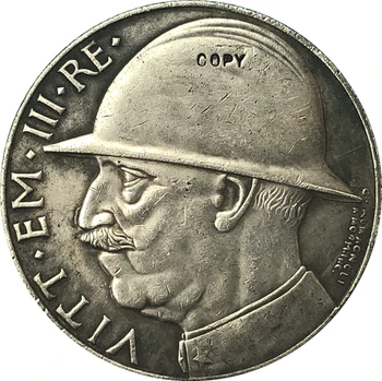 Italija 1928 20 Lire kopijuoti monetų 35.5 MM