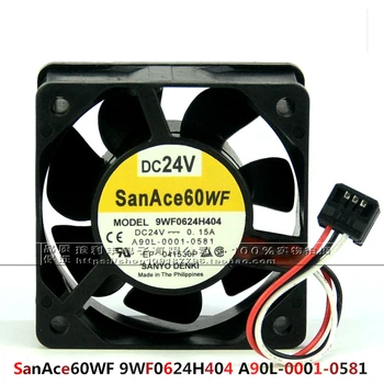 Naujas originalus SanAce60WF A90L-0001-0581 9WF0624H404 6025 24V 0.15 A FANUC CNC staklių aušinimo ventiliatorius