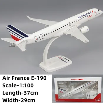 37*29cm Mastelis 1:100 ABS Plastiko Air France-Hop E190 E-190 Airlines Airways 