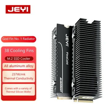 JEYI M 2 Heatsink Aliuminio Lydinys 2 M. NGFF 2280 SSD Heatsink RGB Aura Sinchronizuoti su 237W/mk Šilumos Pagalvėlės Kompiuterių Priedai