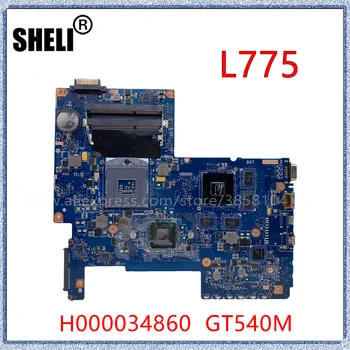 SEHLI, Skirtas Toshiba Satellite L775 Nešiojamojo kompiuterio pagrindinę Plokštę Su GT540M H000034860 HM65 DDR3 Mainboard