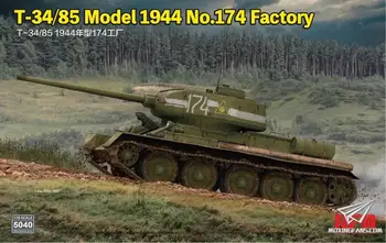 Ryefield-Modelis RM5040 1/35 T-34/85 Modelis 1944 Nr. 174 Fabrikas