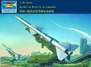 Trimitininkas 00206 1/35 SA-2 Gairės dėl Raketų Paleidimo Plastikiniai Modelis Rinkinys