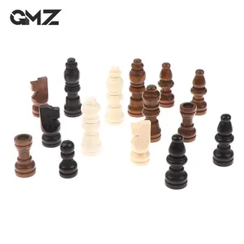 Šachmatų Rinkinį, 2inch Karalius Duomenys Šachmatų Žaidimas Pėstininkai Statulėlės Nardai Vienetų Medinių Šachmatų Pramogų Priedai
