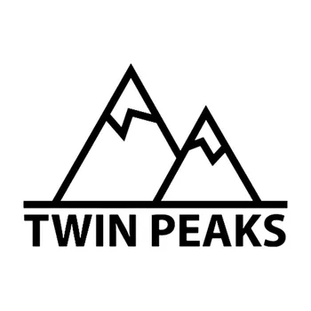 17.8 cm*12cm Twin Peaks Kalnų Subtilus Automobilių Reikmenys Vinilo Automobilių Lipdukas Nuostabus Lango Lipdukas