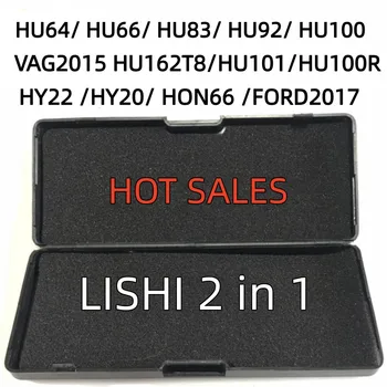 Lishi 2 in 1 HU64 HU66 HU83 HU92 HU100 VAG2015 HU101 HU100R HY20 HY22 SIP22 TOY2Track ŽAISLAS(2014 M.) TOY48 HON66 spynų įrankiai