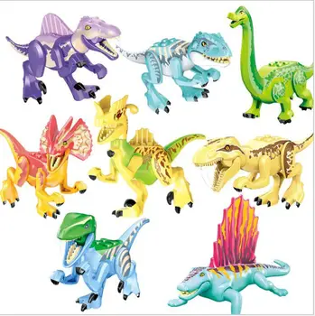 Nustatyti, Pardavimas, Statyba Blokai Dinozaurų Pasaulyje Mėlyna Žalia Tyrannosaurs Rex Skaidrus Duomenys Vaikams, Žaislai, JŪS 77086 77087