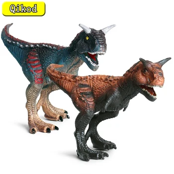 Nauja Vaikai Modeliavimas Realus Juros periodo Dinozaurų Carnotaurus Gyvūnų Modelį PVC Veiksmų Skaičius, aukštos kokybės Kid Švietimo Žaislas Dovana