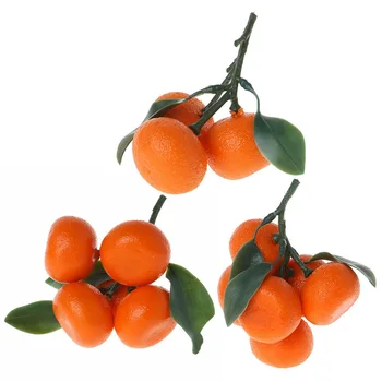 Dirbtinis Mandarinai Apelsinai Putų Netikras Vaisius Virtuvės Maisto Restoranas, Display Už Šalies Namų Dekoro Rekvizitai