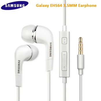 EHS64 Samsung Ausines 3,5 MM Plug In-Ear Laidinio Kontrolės Ausinės Su Mic Galaxy A02S A10 A40 A9S M51 M42 Z Flip 3 2 S10 S9