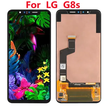 Dėl LG G8S ThinQ LCD Ekranas Jutiklinis Ekranas skaitmeninis keitiklis Asamblėjos Ekranas Ekranas LG G8S LCD LMG810 LM-G810 LMG810EAW LCD Ekranas