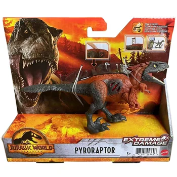 Sandėlyje Mattel GWN18 Juros periodo Pasaulio Armijos Pyroraptor Ypatingos Žalos Dinozaurų/Mūšis Randus Veiksmo Mygtuką Kilnojamojo Jungčių Skaičius