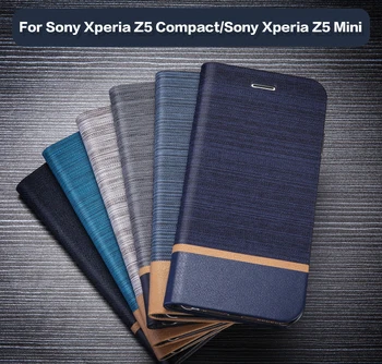 Pu Oda Telefono Dėklas Sony Xperia Z5 Kompaktiškas Apversti Atveju Tpu Silikoninis Galinio Dangtelio Sony Xperia Z3 Kompaktiškas Verslo Knygos Atveju