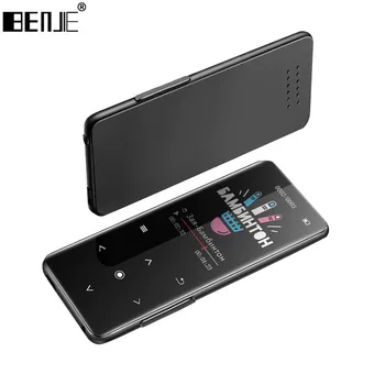 BENJIE M10 HiFi MP3 Grotuvas Smart Touch Screen Metalo Muzikos Grotuvas Su Bluetooth 5.0 Paramos FM Įrašymas,E-Knyga,Laikrodis,Pedometer