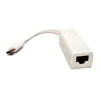 USB-C C Tipo Su RJ45 Ethernet Lan Tinklo Adapteris 10/100Mbps Interneto Converter for Notebook Laptop Tablet 