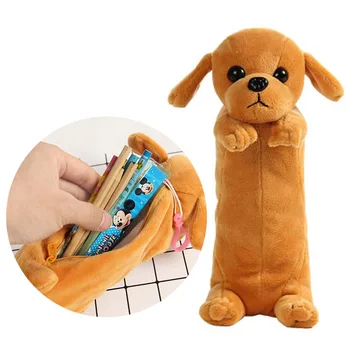 naują šuniuką pieštuku maišelį 21cm Mielas šuo Haskis šuniukas Pliušinis maišą Žaislų Xuena Ruiji gyvūnų Laikymo maišelis pieštuku maišą dovanų už vaiką