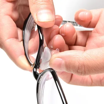 5 Poros Akiniai Sunglass Stiklo Spectackles Anti Slip Silikono Nosies Pagalvėlės